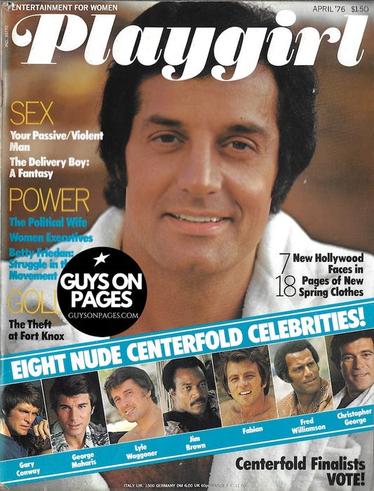 Playgirl Magazine - DENNIS WARD Peter Lupus SUSAN SARANDON