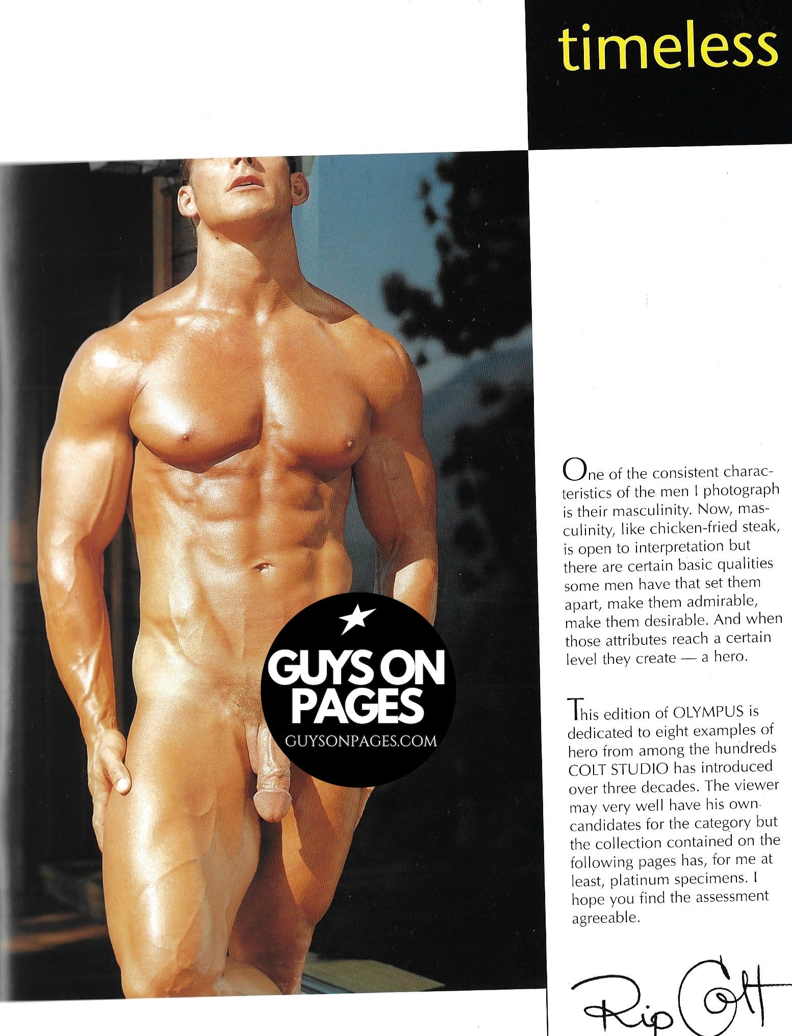 Olympus Magazine ( Colt ) - DOUG PERRY Hero naked cock