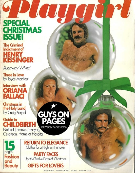 Playgirl Magazine - Jeff Rosenberg BEN GALLAGHER Merle Slonecker
