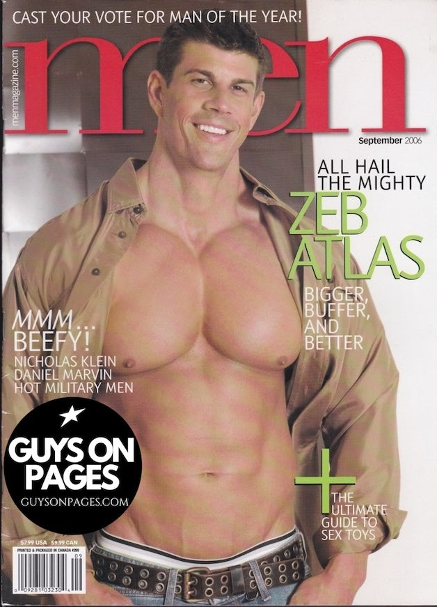 Men Magazine ( Gay ) Zeb Atlas