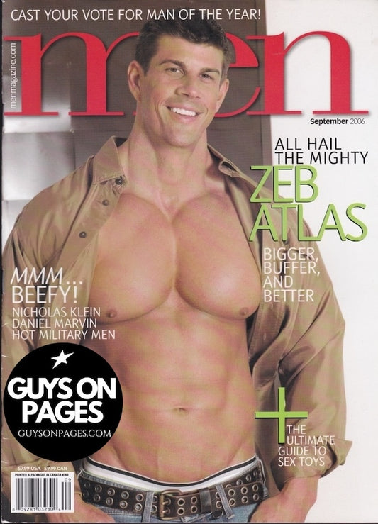 Men Magazine ( Gay ) Zeb Atlas